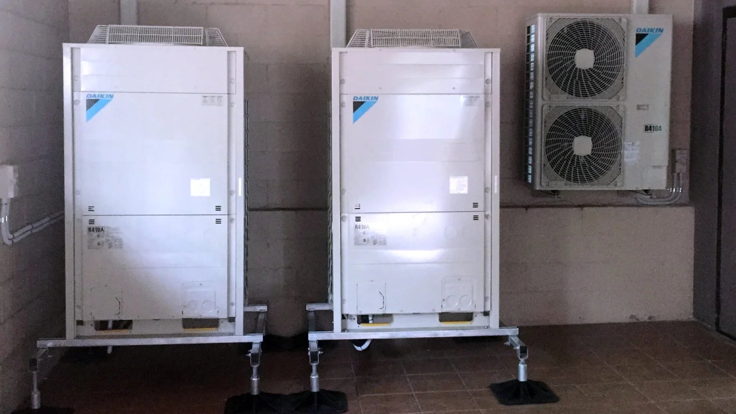 Air-conditioning unit installed by Stoddart Electrical