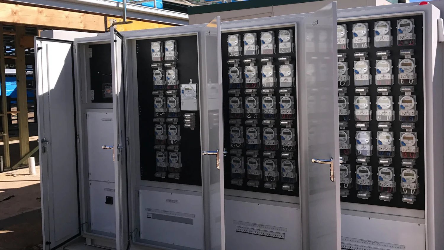 Communications and data enclosures wired by Stoddart Electrical